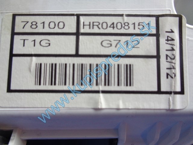 tachometer na hondu crv, 2,2, 78100-t1g-g712